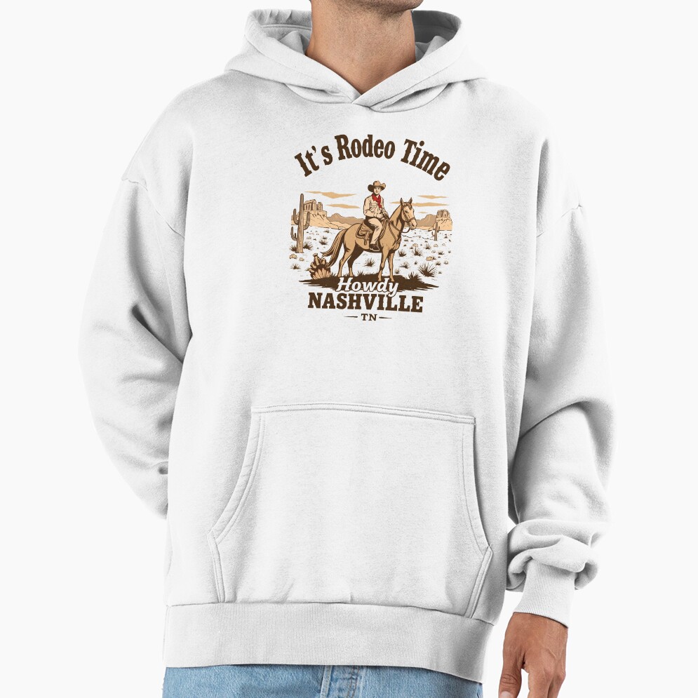 Howdy Rodeo Time Nashville Hoodie - Image 2