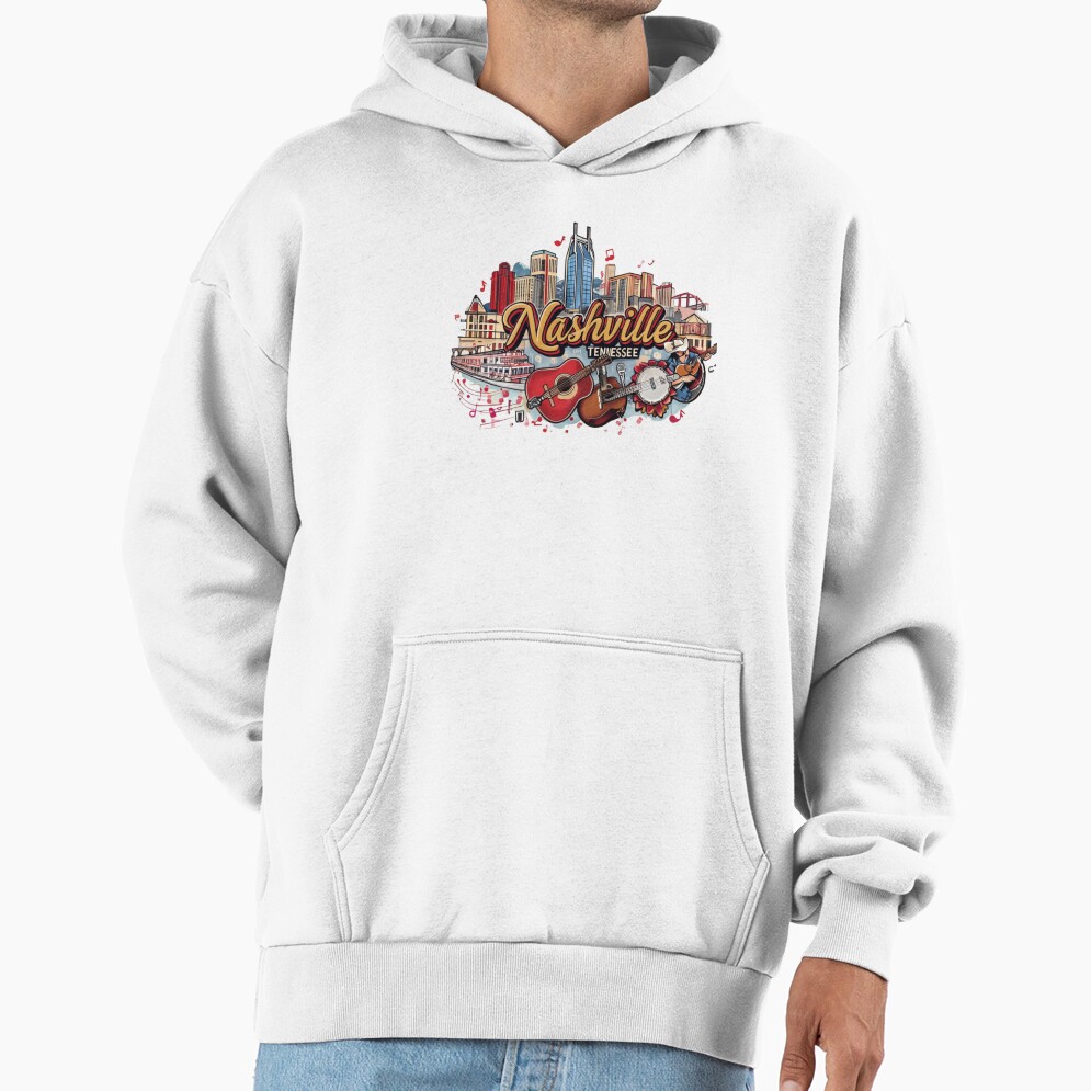 Nashville With City Hoodie - Image 2