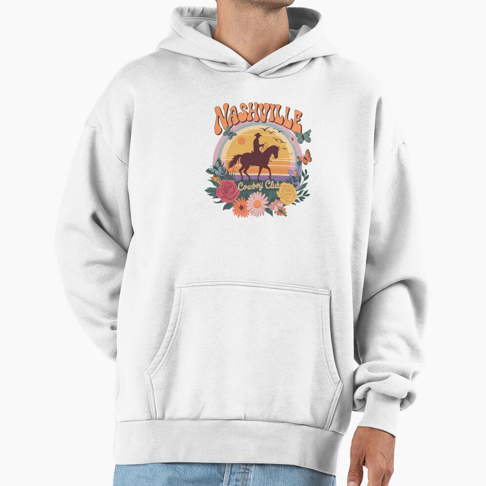 Nashville Cowboy Club Horse Rider Hoodie - Image 2