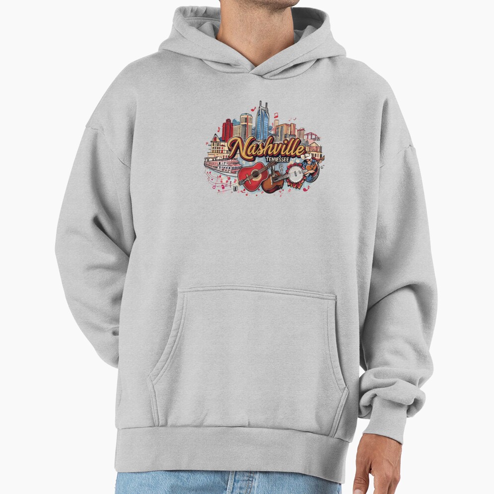 Nashville With City Hoodie - Image 5