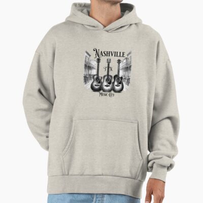 Nashville Tn Music City Guitar Town Country Music Hoodie