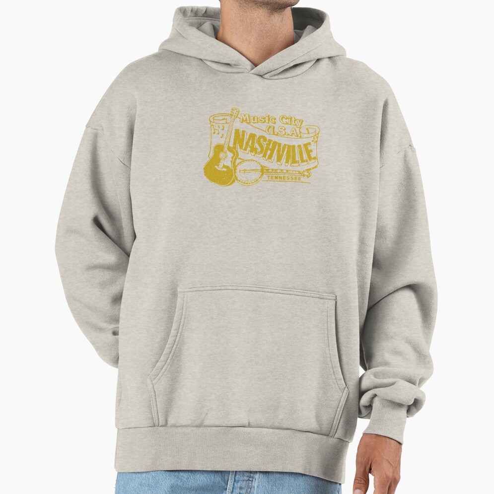 Nashville Music Guitar Hoodie - Image 4