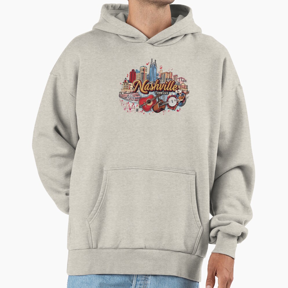 Nashville With City Hoodie - Image 4