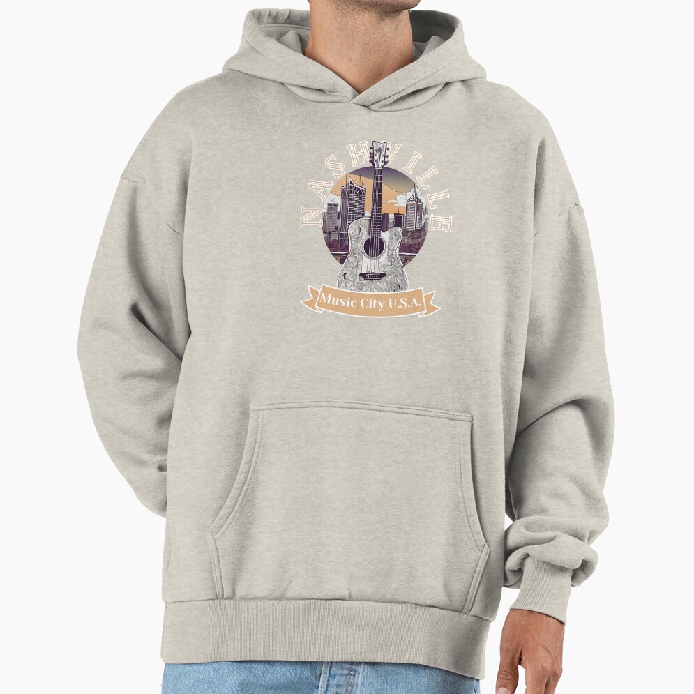 Nashville Music City Usa Hoodie - Image 3