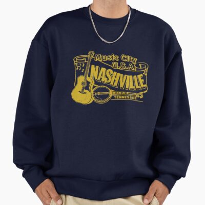 Nashville Music Guitar Sweatshirt