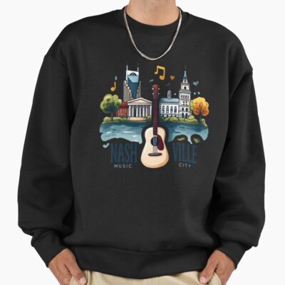 Nashville Tennessee Music City Cityscape Sweatshirt
