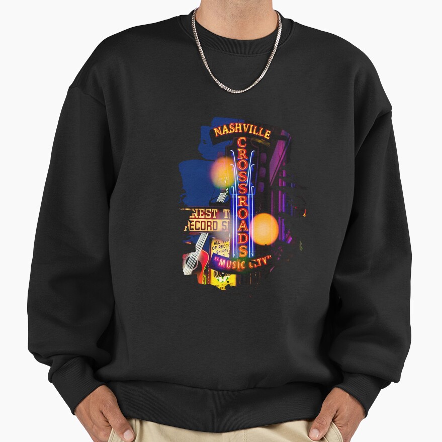 Nashville Music City Signboard Sweatshirt - Image 3