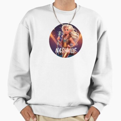 Nashville Retro Text Design Sweatshirt
