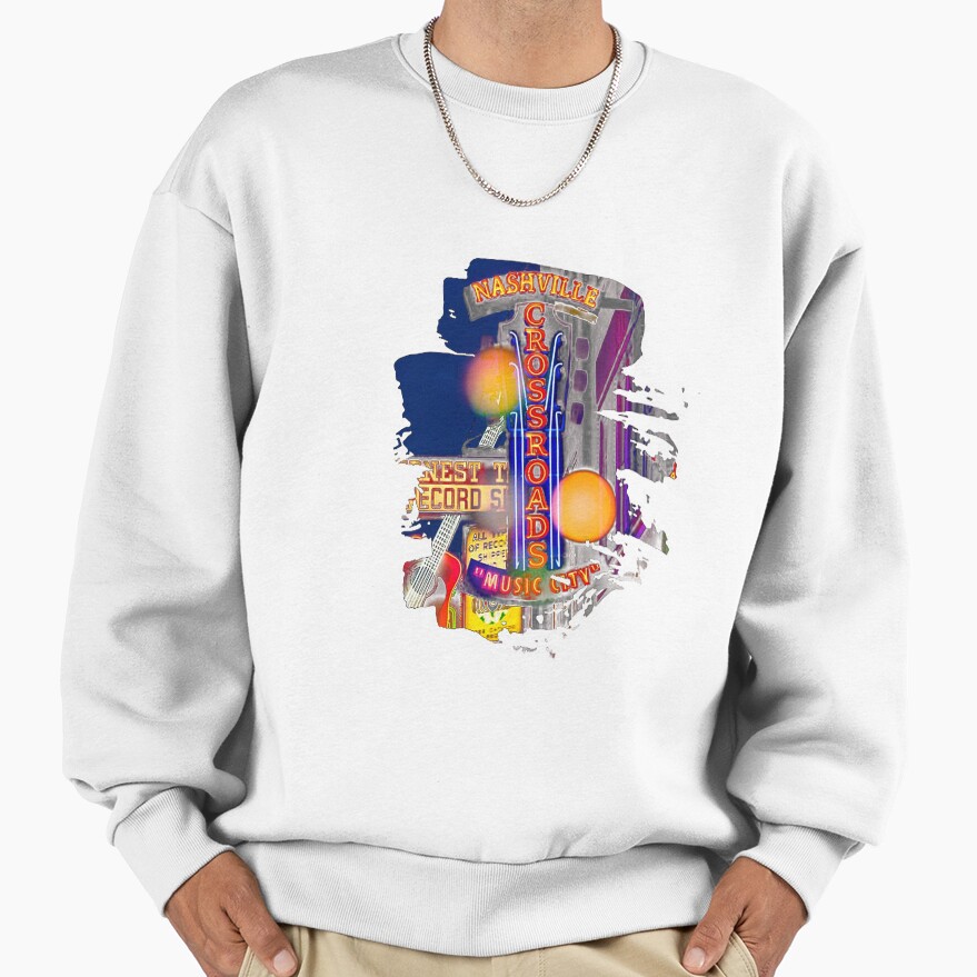 Nashville Music City Signboard Sweatshirt - Image 2