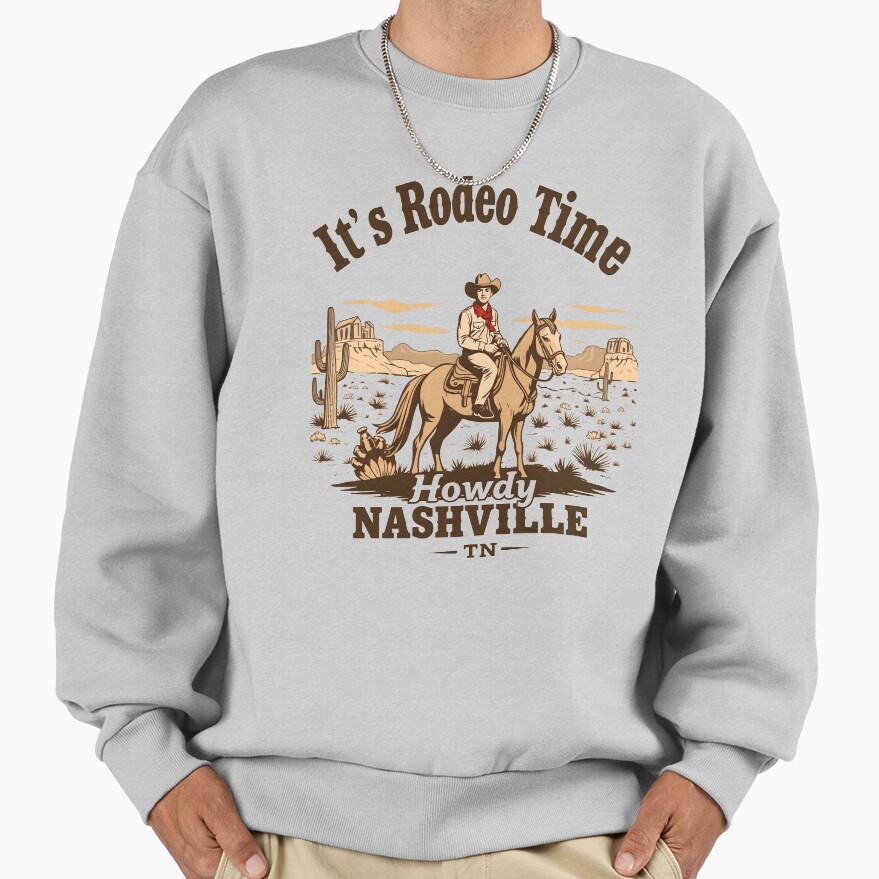 Howdy Rodeo Time Nashville Sweatshirt - Image 4