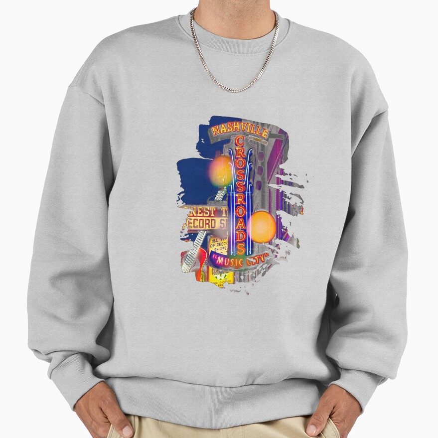 Nashville Music City Signboard Sweatshirt - Image 4