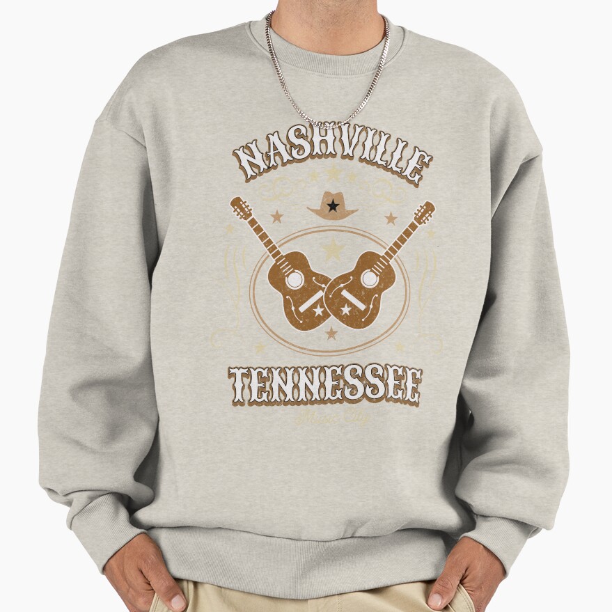 Vintage Retro Nashville Sweatshirt - Image 3