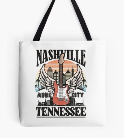 Nashville Music City Country Tote Bag