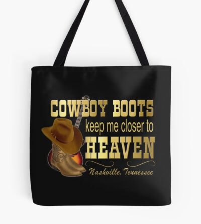Nashville Cowboy Boots Tote Bag