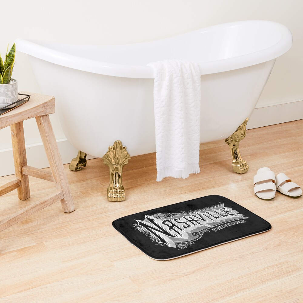 Vintage Nashville Tn Bath Mat - Image 2