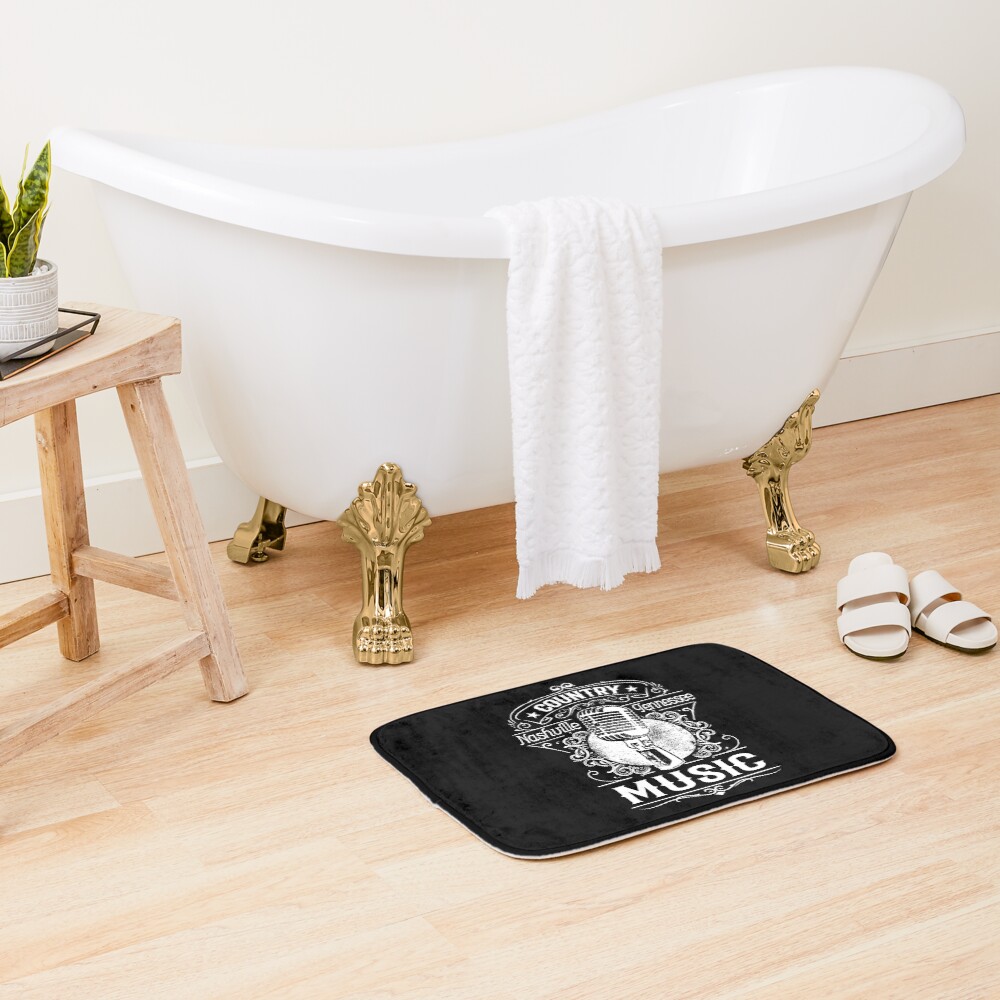 Nashville Lover Retro Bath Mat - Image 2
