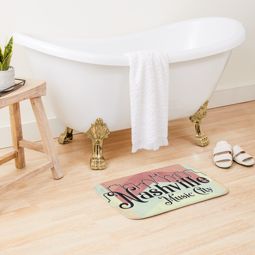 Nashville Skyline Bath Mat - Image 2