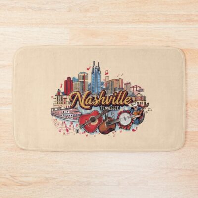 Nashville With City Bath Mat