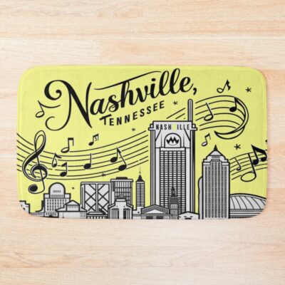 Nashville Tennessee State Bath Mat