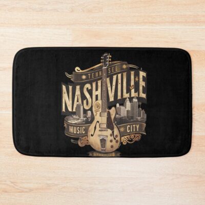 Nashville Cityscape Bath Mat