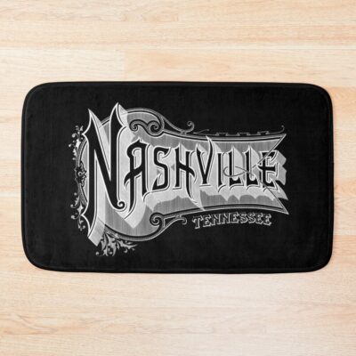 Vintage Nashville Tn Bath Mat