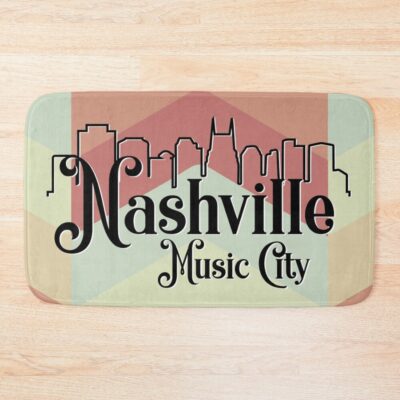 Nashville Skyline Bath Mat
