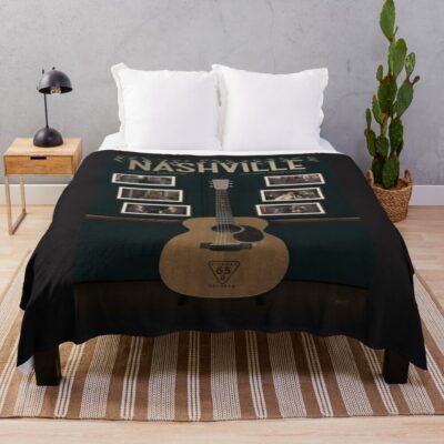 Nashville Tv Show Music Throw Blanket