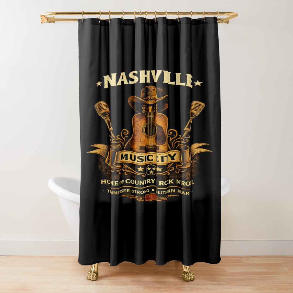 Nashville Cow Shower Curtain
