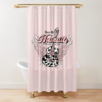Music City Design Shower Curtain