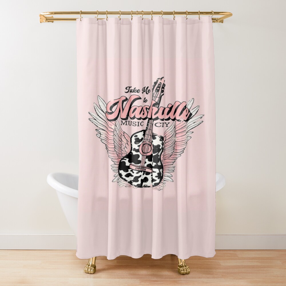 Music City Design Shower Curtain
