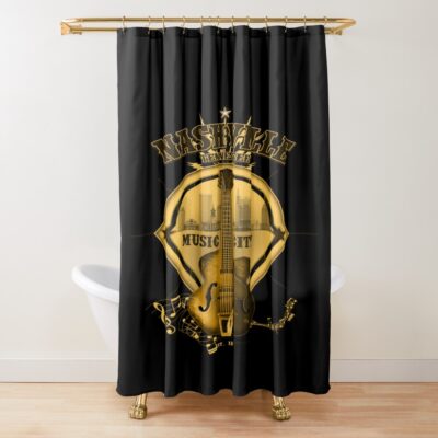 Music City Nashville Shower Curtain