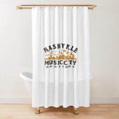 Nashville Tennessee Vintage Boho Shower Curtain
