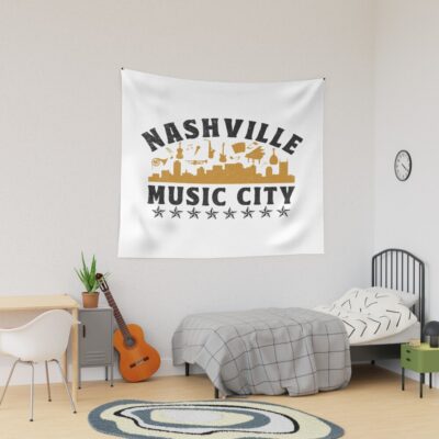 Nashville Tennessee Vintage Boho Tapestry