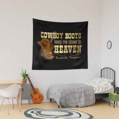 Nashville Cowboy Boots Tapestry