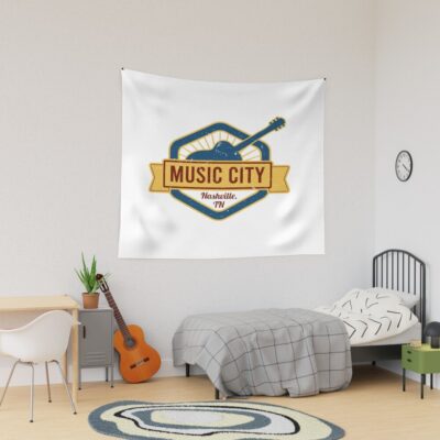 New Music City Nashville Tapestry