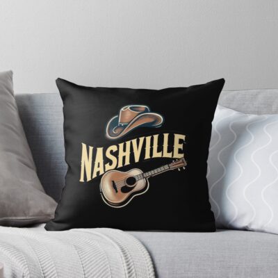 Nashville Tennessee Throw Pillow