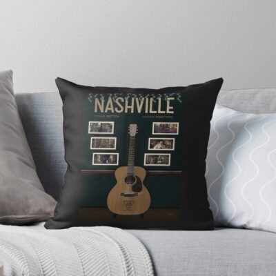 Nashville Tv Show Music Throw Pillow