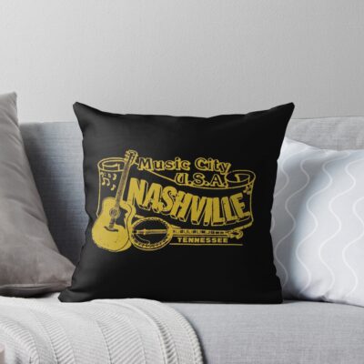 Nashville Symbol Throw Pillow
